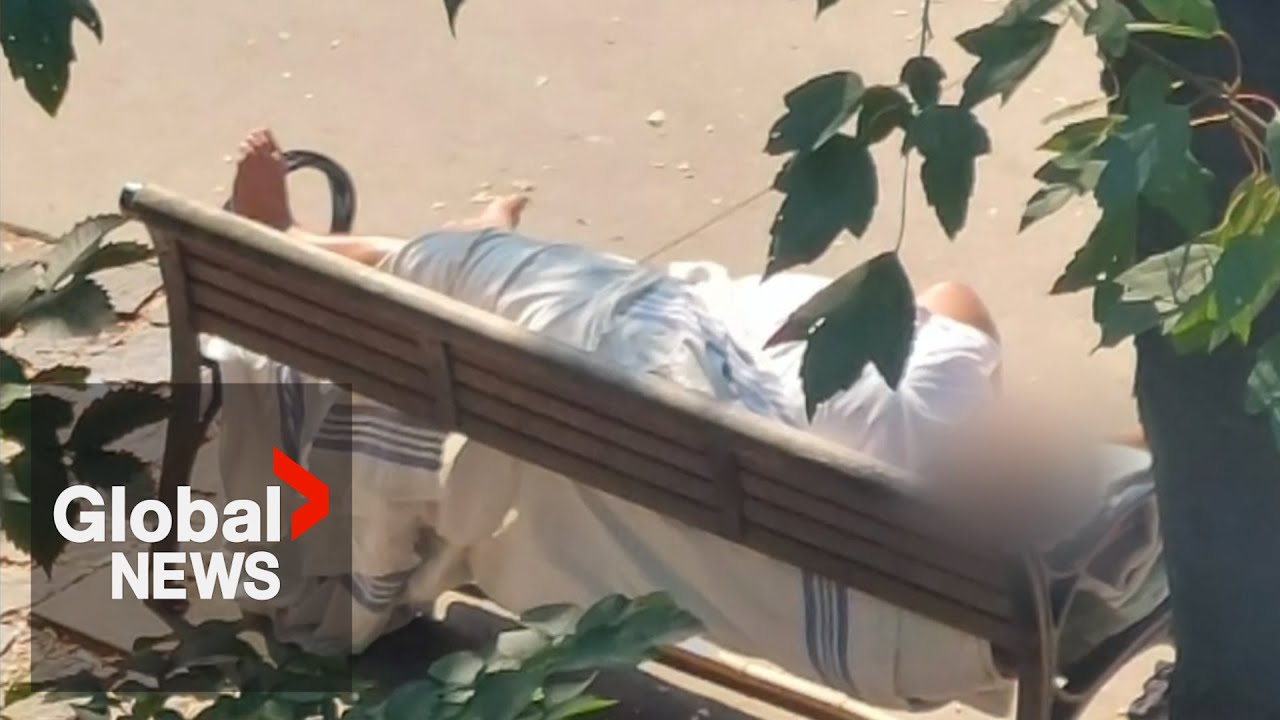 Vancouver Hospital discharging patients onto street bench: Resident