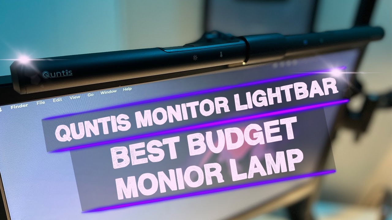 Quntis LED Monitor Light Bar Review | Best Budget Monitor Lamp