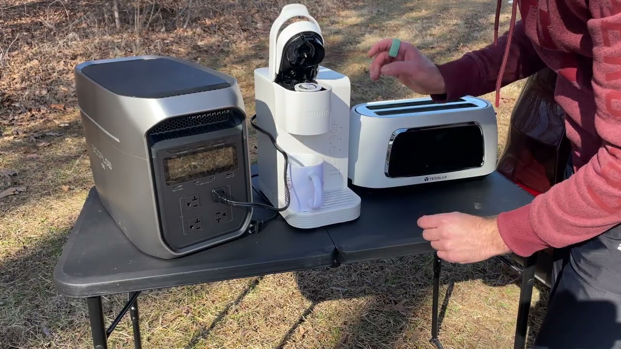 Eco flow power bank, perfect for camping or tailgating or any situation