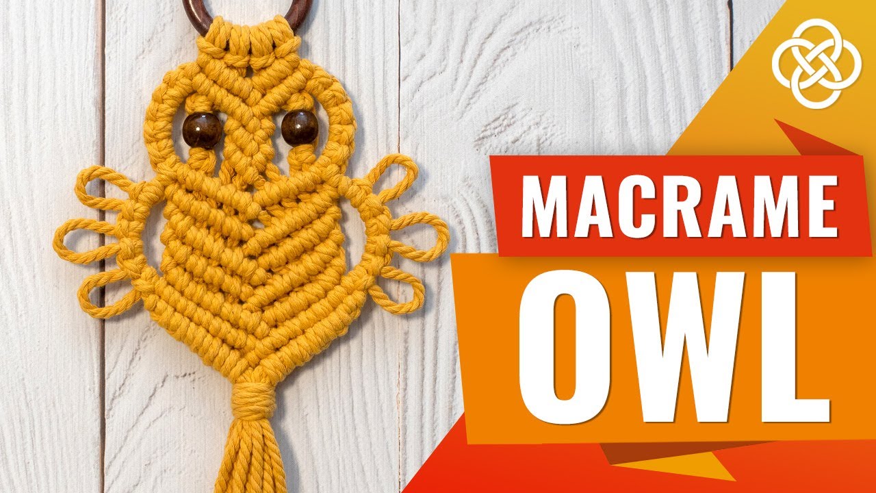 Как сделать сову в технике макраме | DIY | Урок макраме