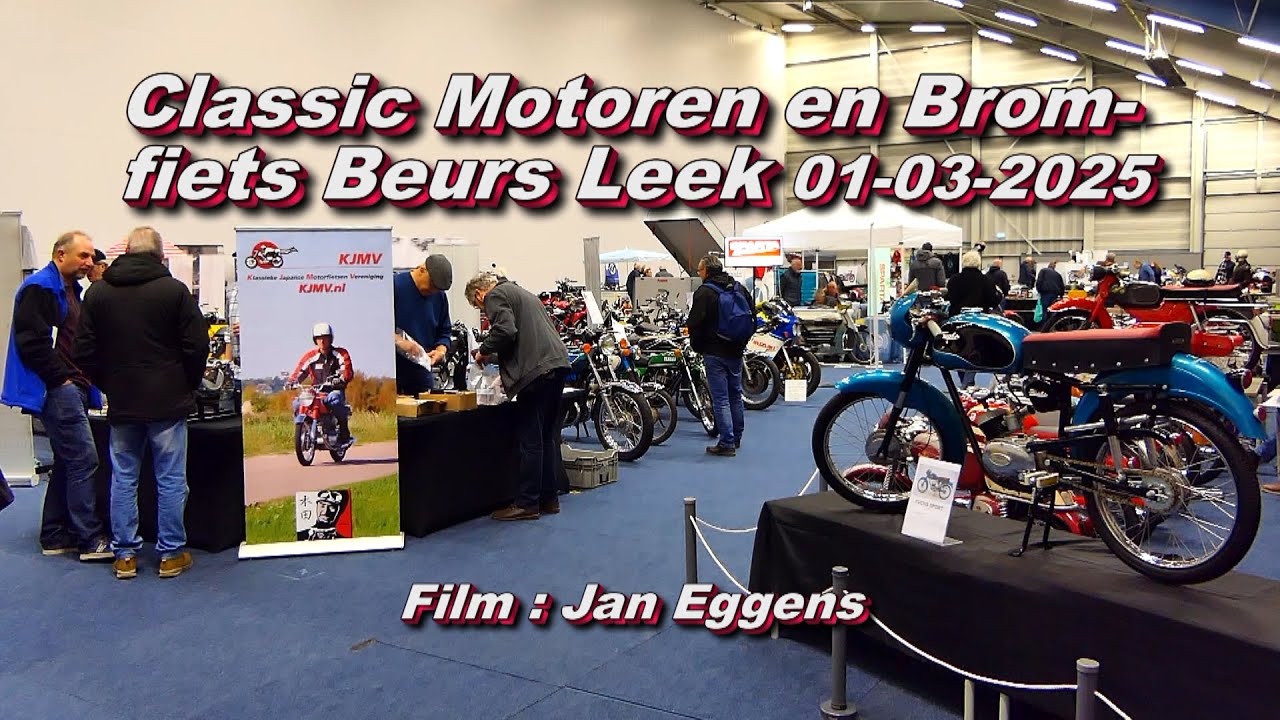Classic Motoren en Bromfietsbeurs in Leek 01 03 2025