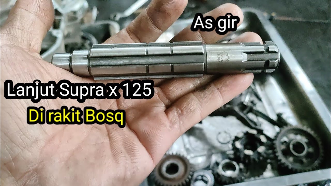 Rakit mesin Supra x 125 karbu