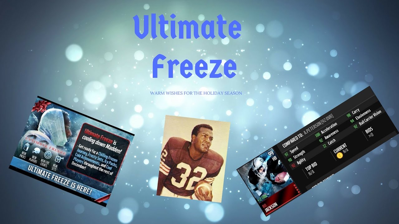 Madden Mobile 17 Ultimate Freeze Promo!