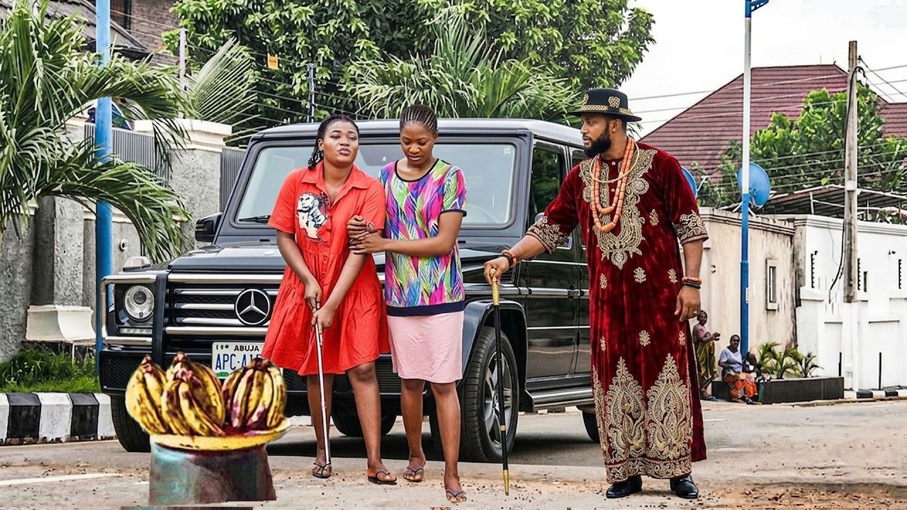 The Rich Prince Didn't Know That The Blind Orphan He Met Selling On The Road Is Child| Nigeria Movie