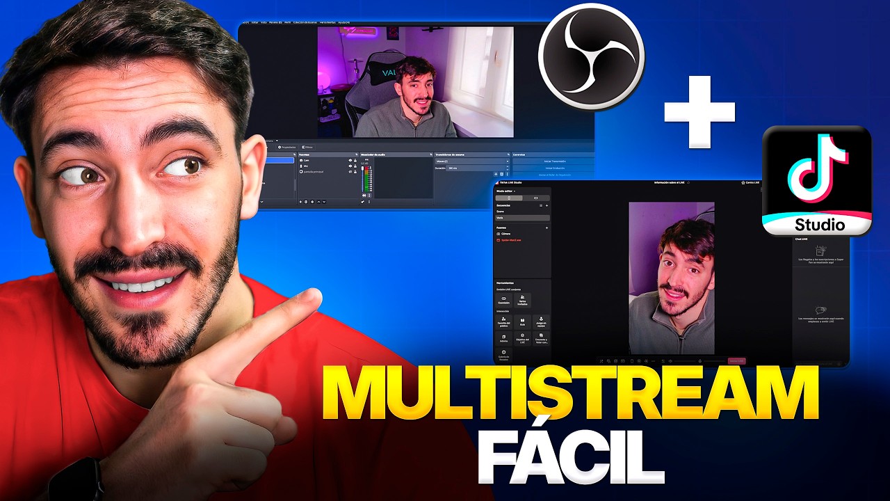 La MANERA más FÁCIL de hacer MULTISTREAM en OBS y TIKTOK LIVE STUDIO