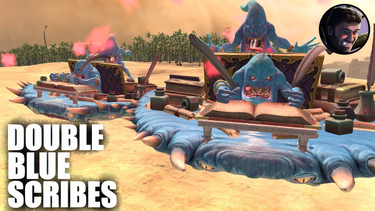 Double Blue Scribes