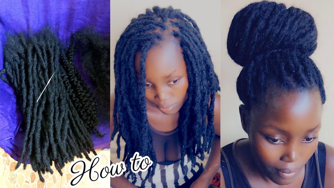 #14 How to install Artificial #dreadlocks on Short Hair || Using 80 pieces @JANEILHAIRCOLLECTION