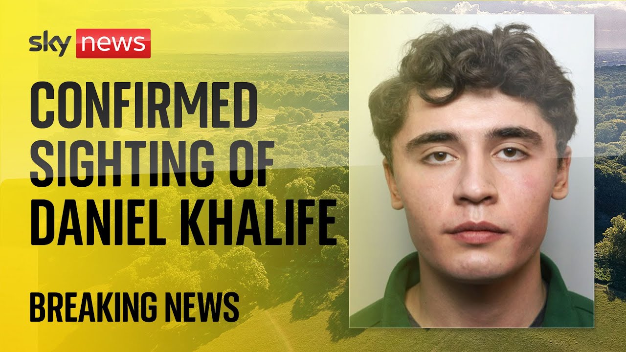Confirmed sighting of escaped terror suspect Daniel Khalife