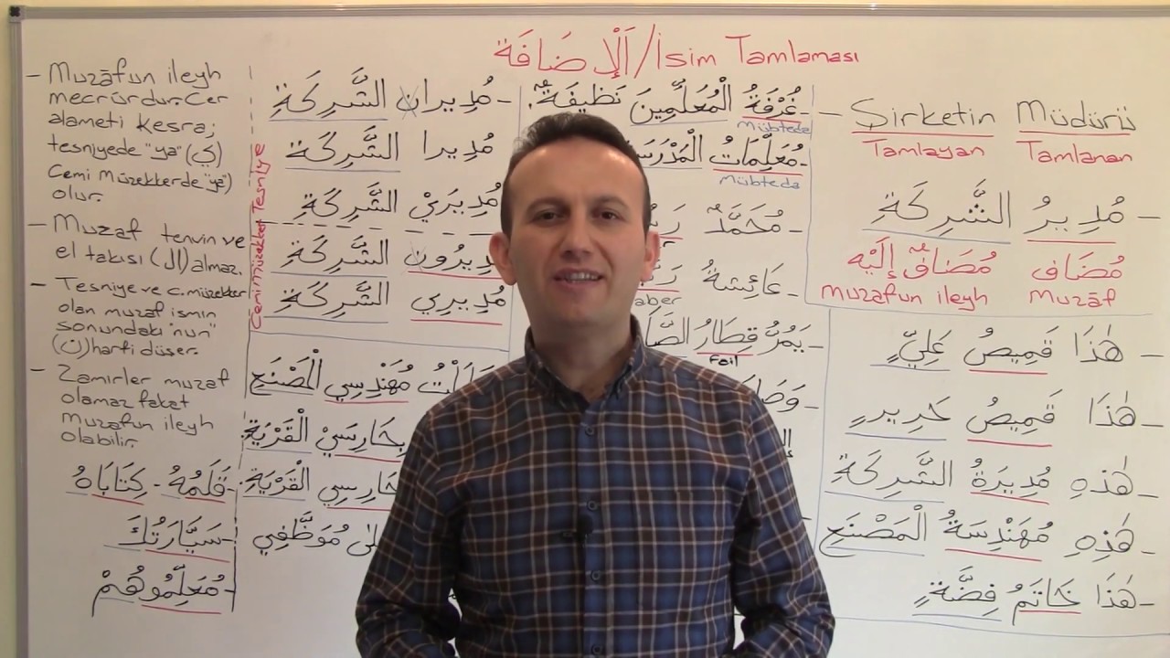 Arapçada İsim Tamlaması-1/ İzafet (الإضافة) Arapça Gramer Dersleri-Nahiv- A 1 Arapça- 14. Ders