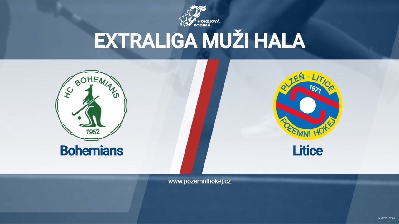 Bohemians  - Litice 24.1.2026 20:00 Extraliga muži hala