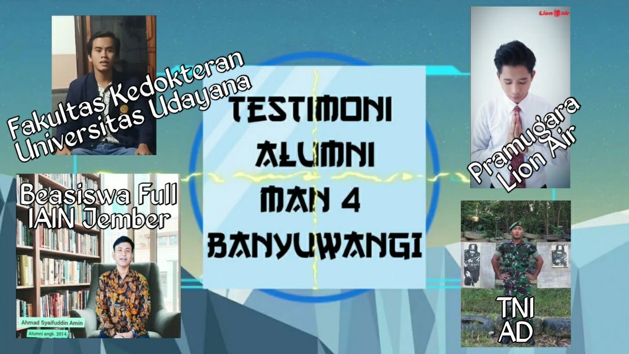 Testimoni Alumni MAN 4 Banyuwangi