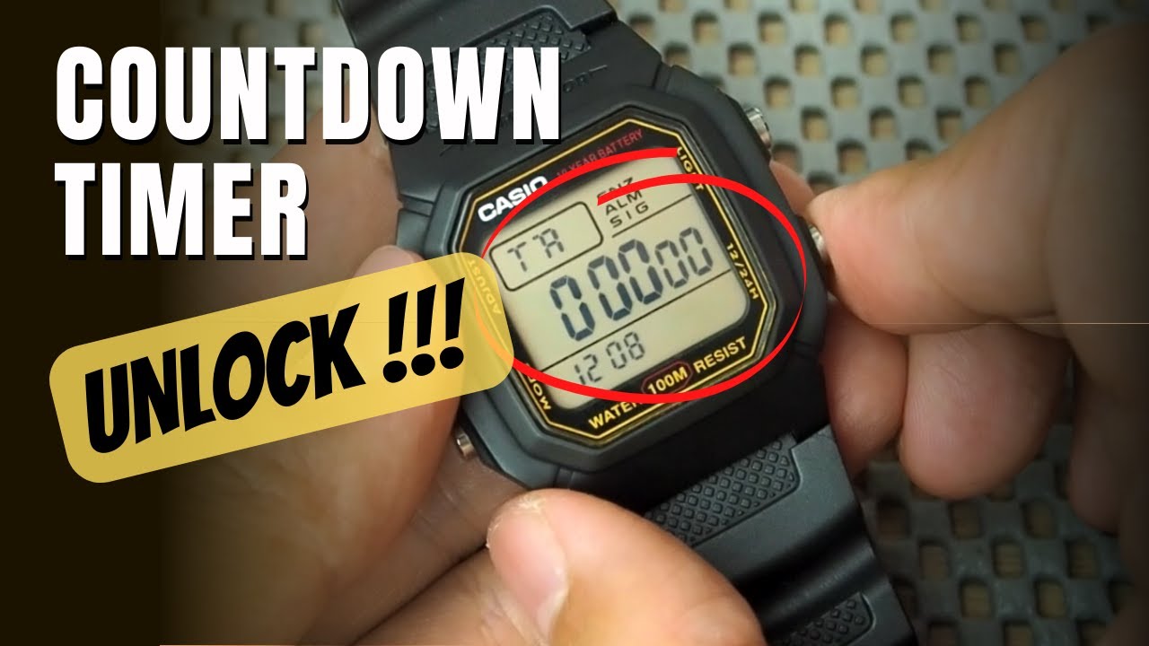 Модификация таймера Casio W800 — разблокировка полезной функции W800 (W800H/W-800H)