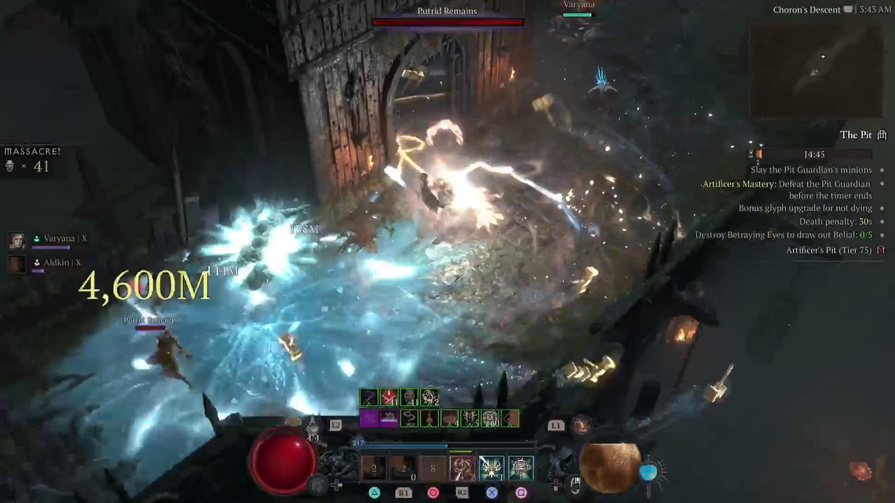 Streaming PS5 Pro Diablo 4 Paladin