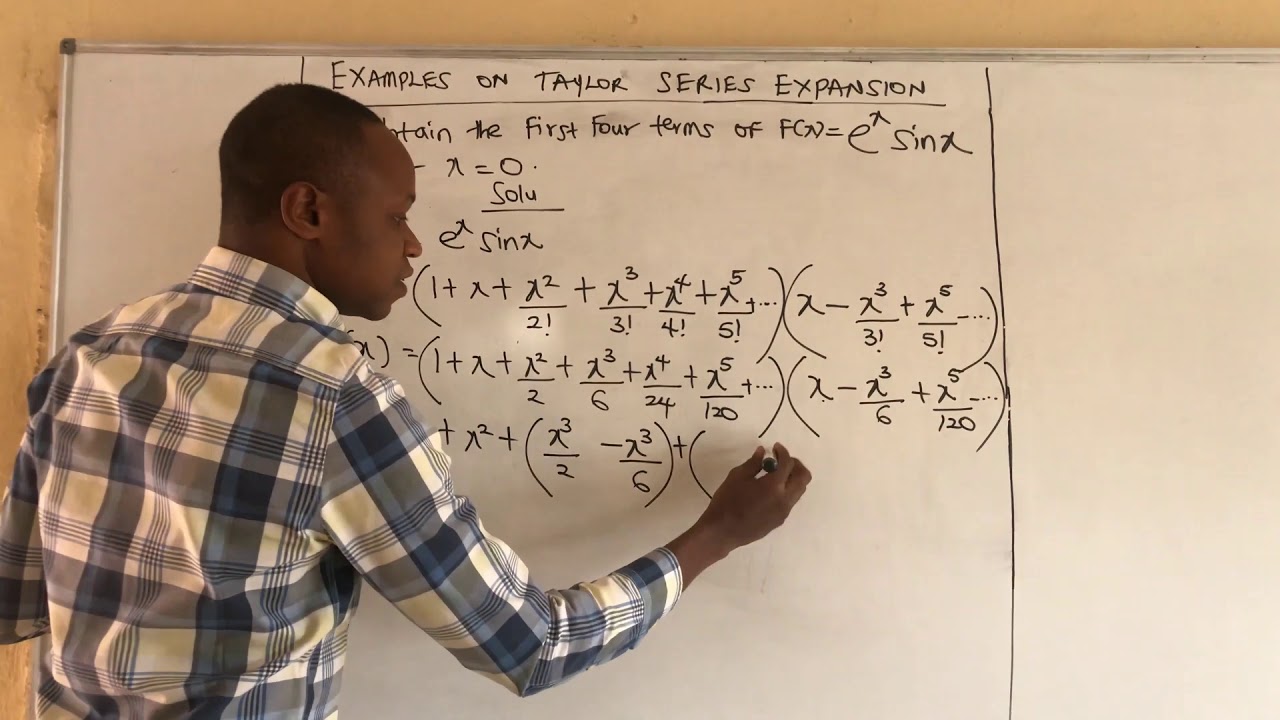 Taylor's Series Expansion of e^x Sin X about X = 0