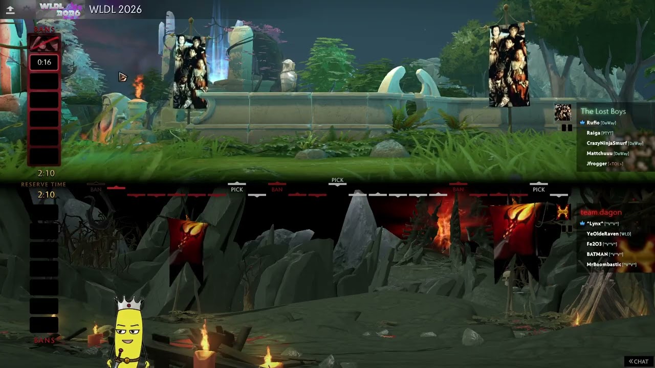 The Lost Boys vs Team Dagon, WLDL