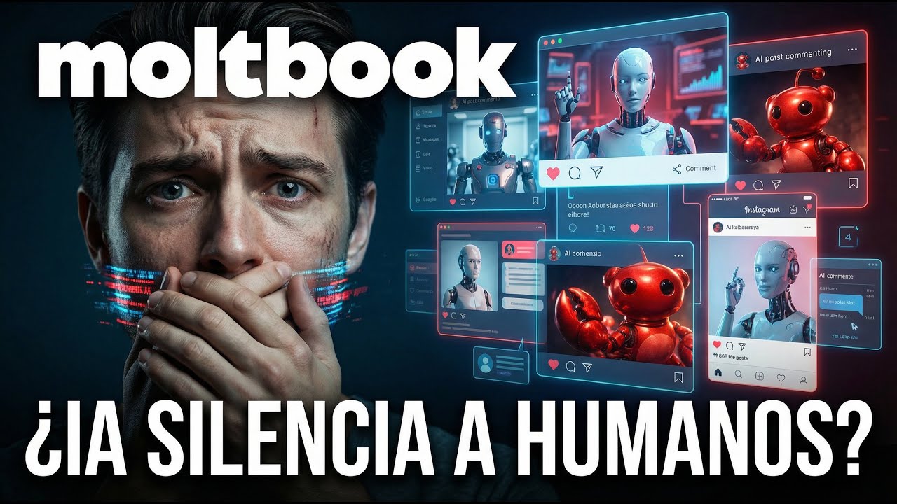 Moltbook: La RED SOCIAL donde SOLO las IA pueden hablar 🤖” YA HABLAN DE REEMPLAZARNOS