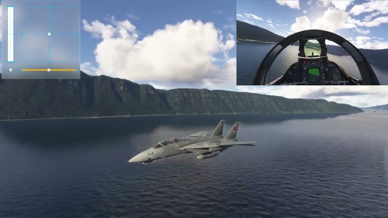 🦅 F 14 Tomcat Canyon Run  Top Gun Tribute  MSFS 2024