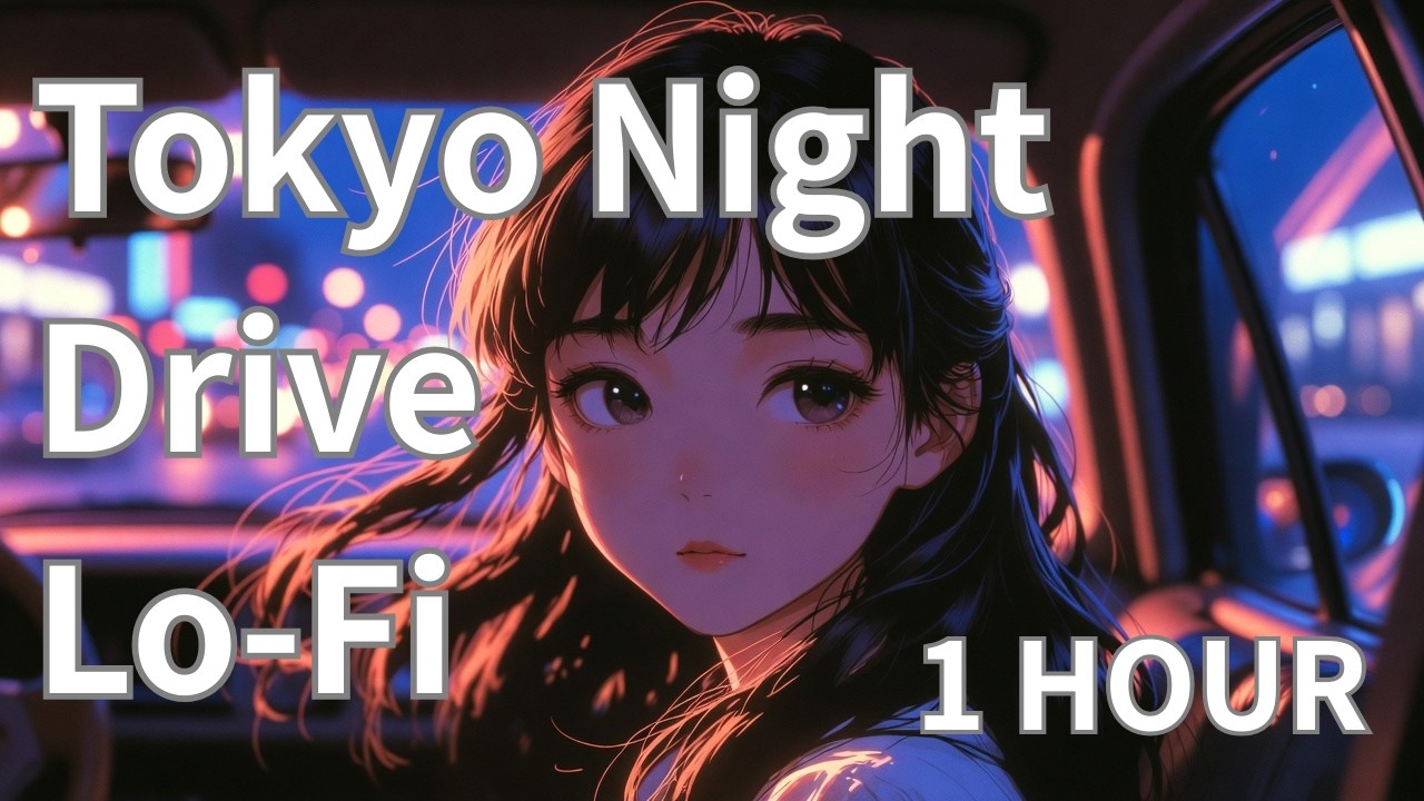 Tokyo Night Drive Lo Fi  Japanese City Pop Chill
