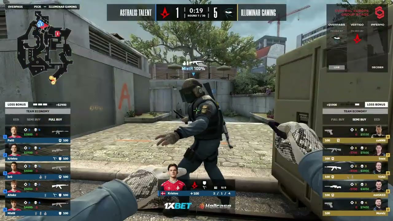 Illuminar vs Astralis Talent🔹 CCT Central Europe &ndash; Group Stage 🏆 Online Series 5