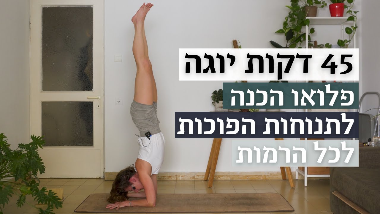 45 דקות יוגה FLOW לכל הרמות | לאה יוגה