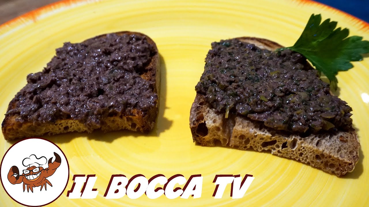 867 - Crostino toscano originale e sua variante appetitosa, da mangiare a iosa (antipasto toscano)