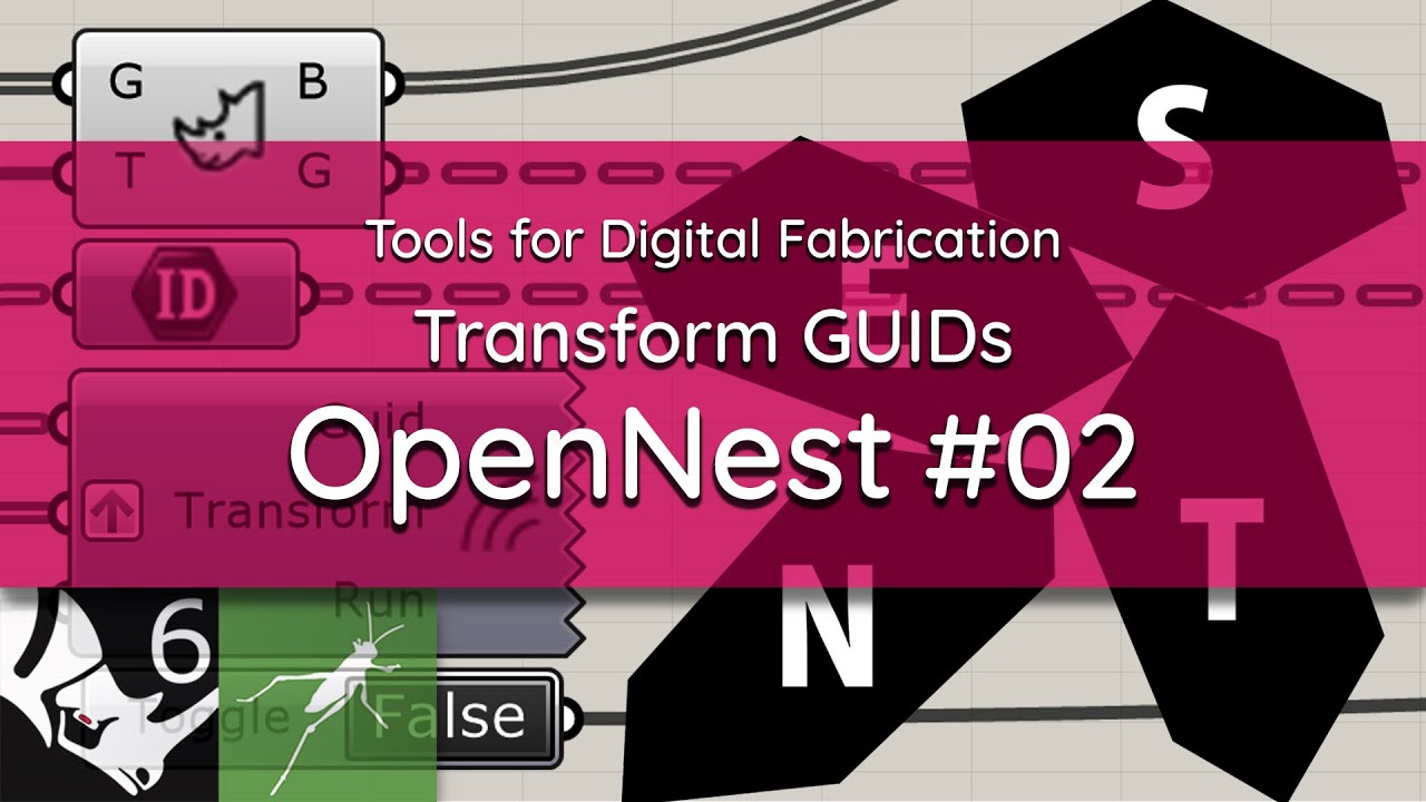 OpenNest: #02 Nesting Rhino Objects with their Attributes | Objects' IDs