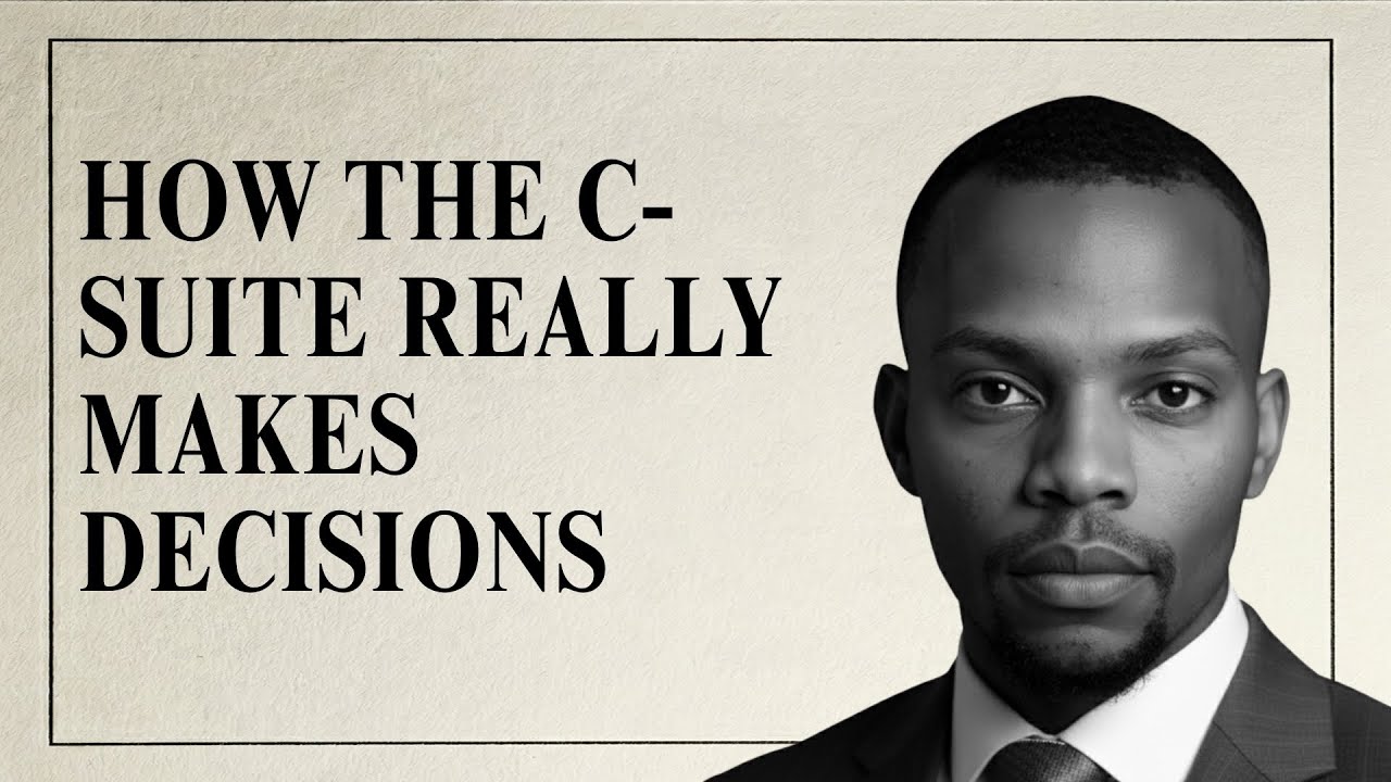 How C-Suite Leaders Really Make Decisions (It's Not What You Think) | The Mohgix Institute