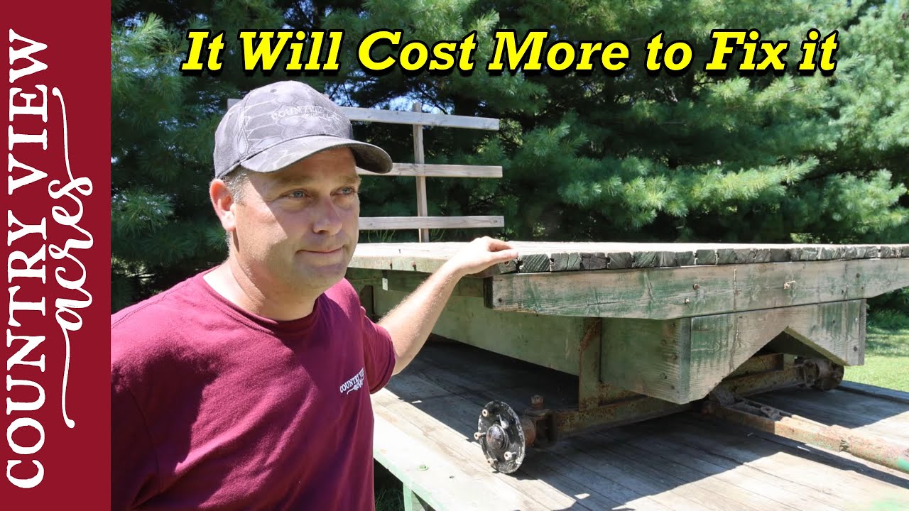 I Regret this Purchase, I bought a Mystery Hay wagon at Auction.  Plus, Big Thank You to Subscribers