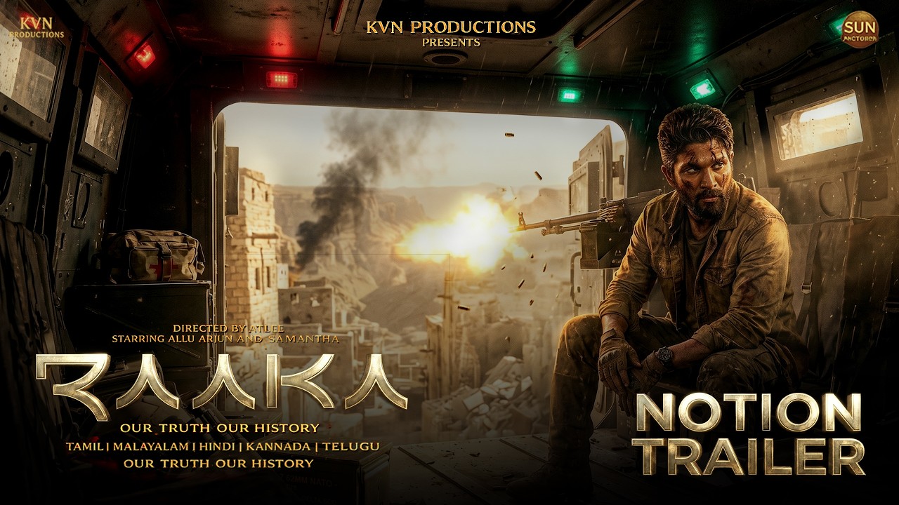 RAAKA (2026) Hindi Trailer | Allu Arjun | Deepika Padukone | Atlee | Pan India Action Epic