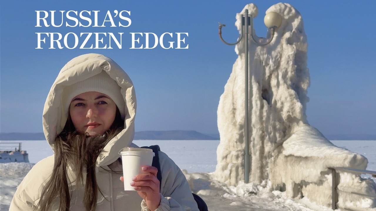 Всё вокруг замерло 🧊, как в морозный день у Японского моря 🥶 Владивосток