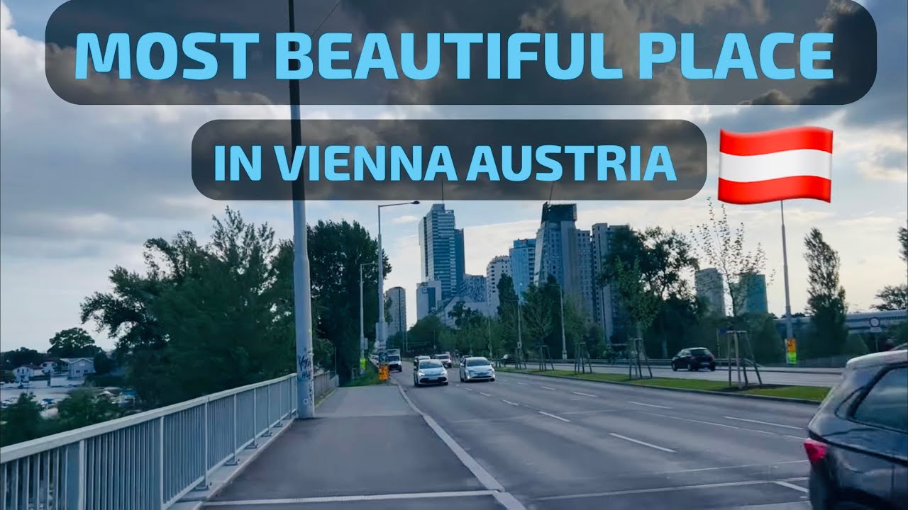 Vienna, Austria 🇦🇹- Donau - walking tour - 4K-HDR