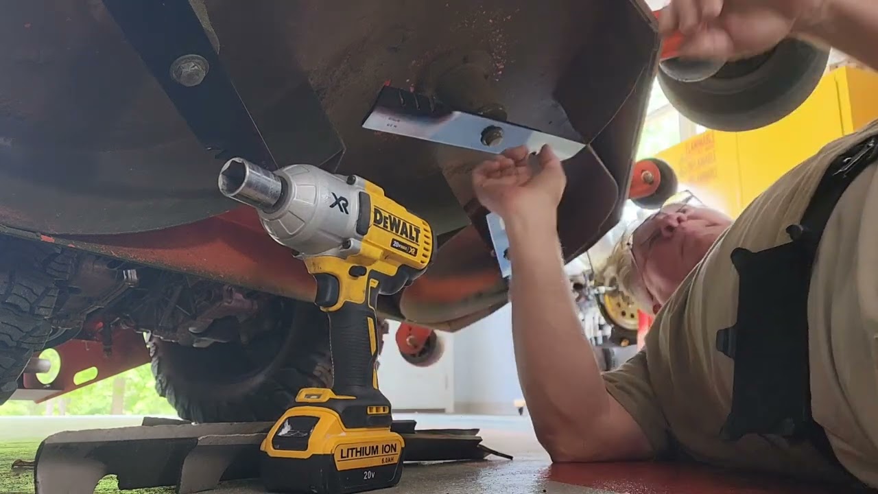 2022 Bad Boy Mower blade change