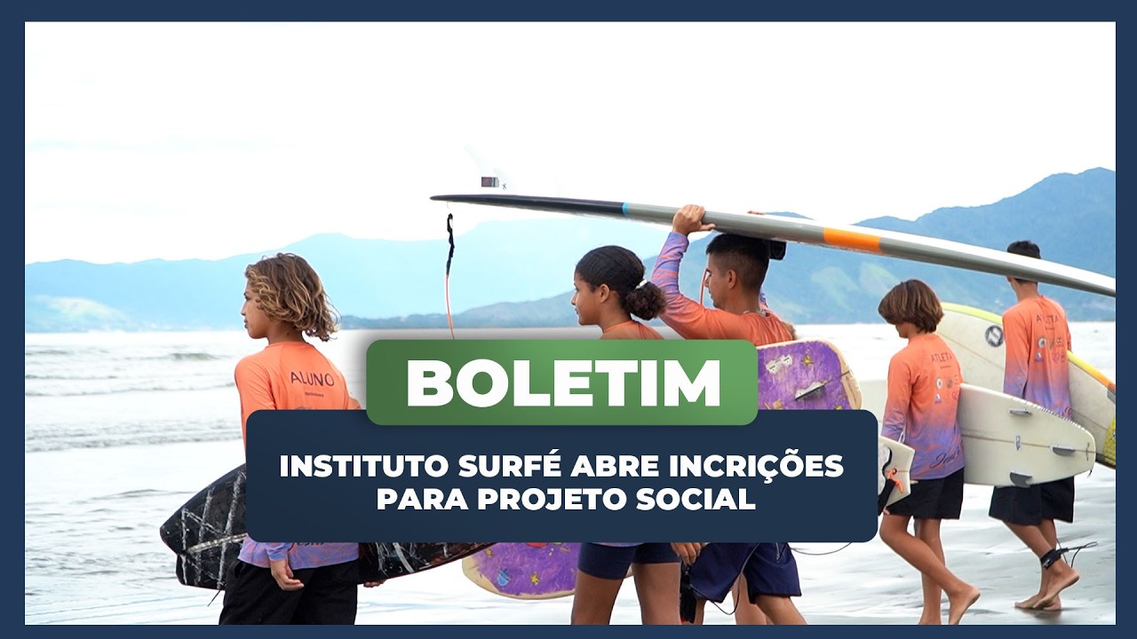 INSTITUTO SURFÉ ABRE NOVAS VAGAS PARA CRIANÇAS EM VULNERABILIDADE SOCIAL