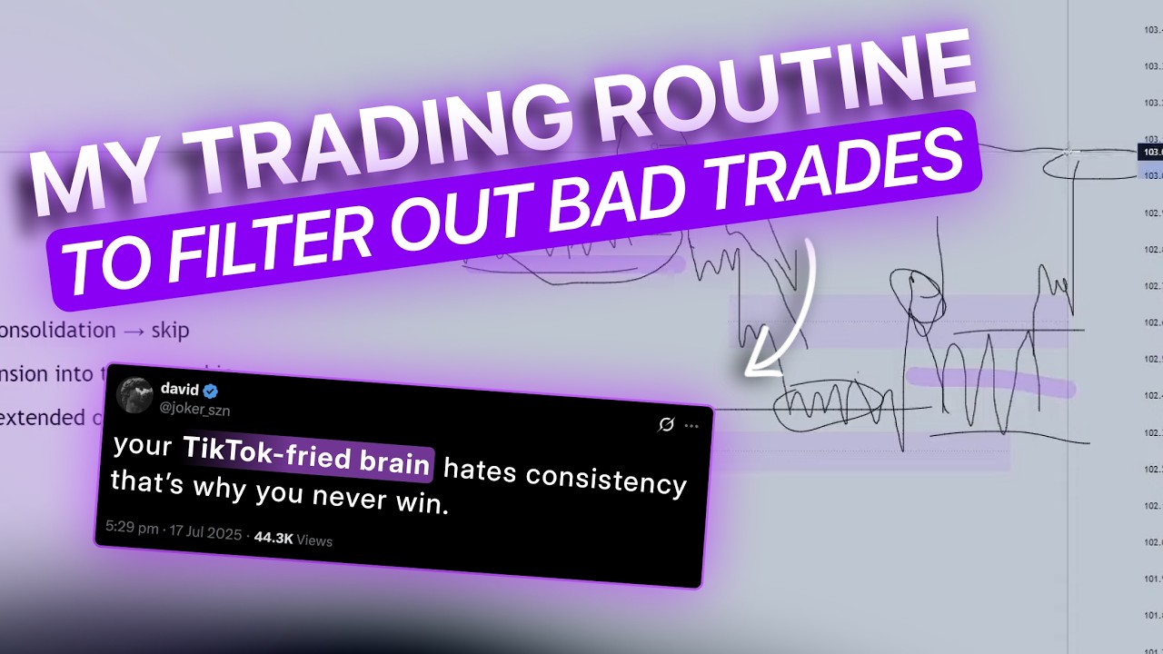 How I Filter Out 90% of Bad Trades (My Daily Routine)