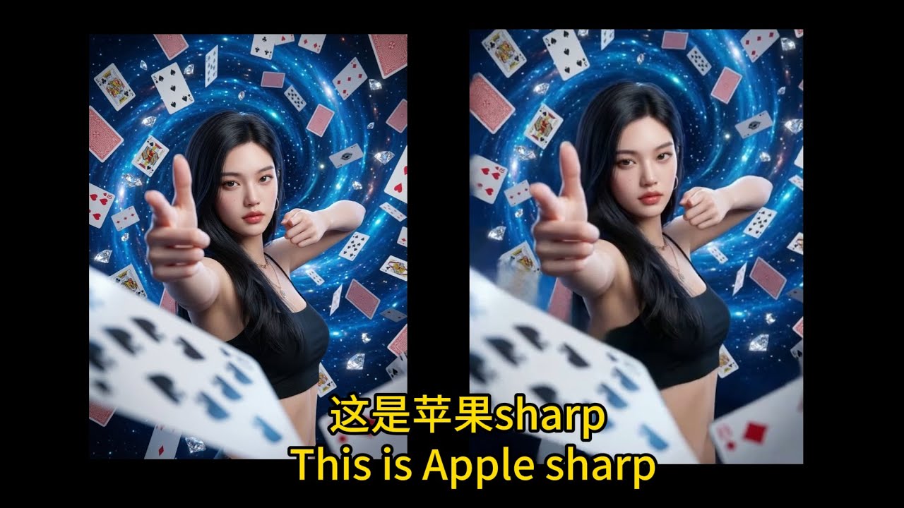 ComfyUI Apple Sharp single-image generation of 3D Gaussian models