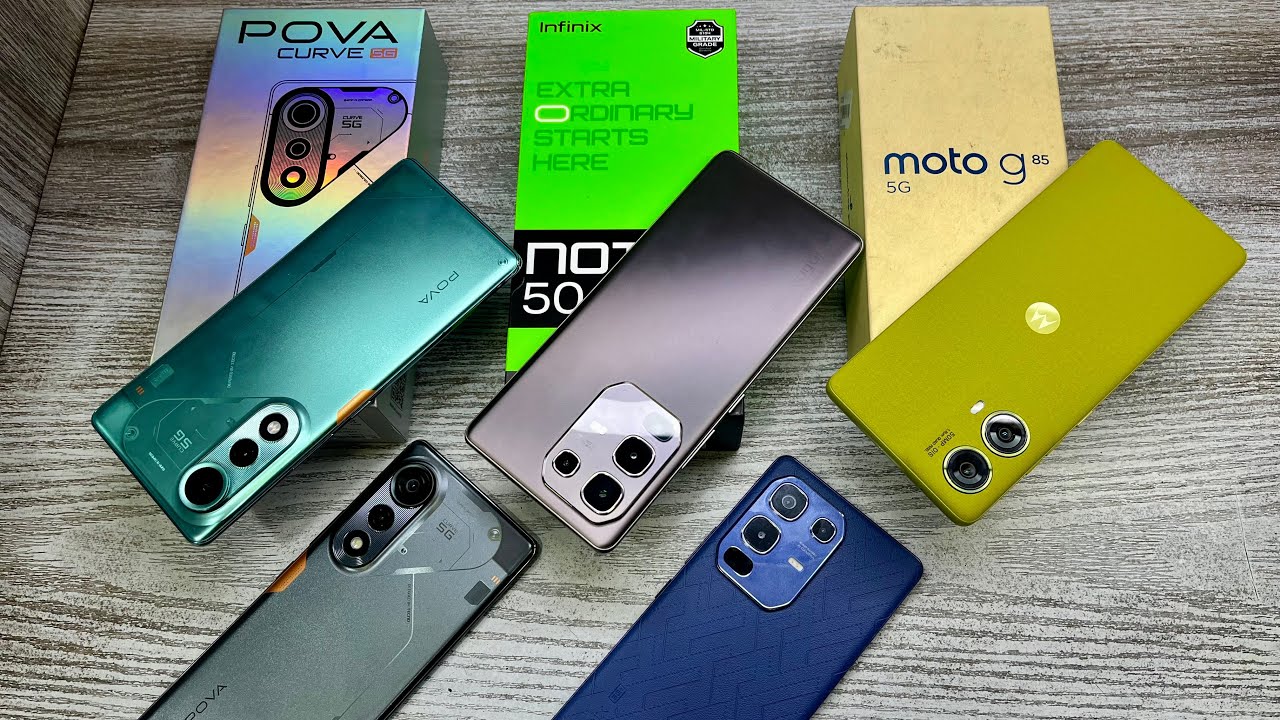 Tecno Pova Curve 5g vs Infinix Note 50s 5g vs Moto G85 5g - Best Konsa ? | Rs 14200 🔥| Best Camera 📸