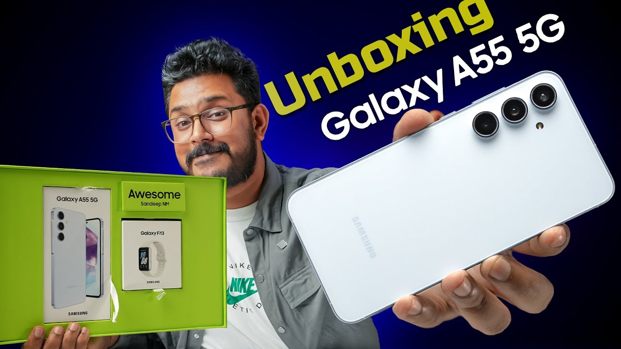 Samsung Galaxy A55 5G Unboxing in ಕನ್ನಡ⚡Exynos 1480, sAMOLED 120Hz, DDR5, UFS 3.1, 5000mAh+25W