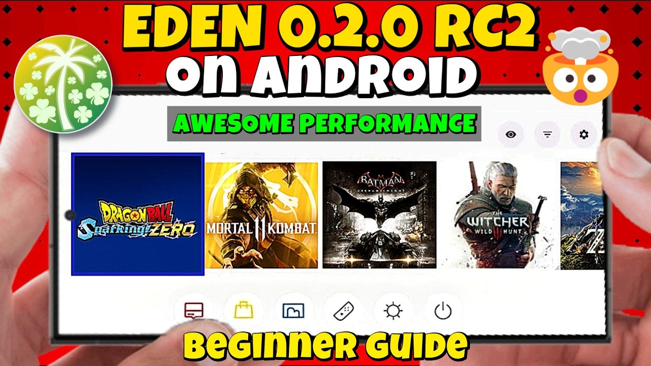 Eden Emulator NEW Update 🔥 Run Nintendo Switch Games on Android Smoothly! (Full Setup Guide)