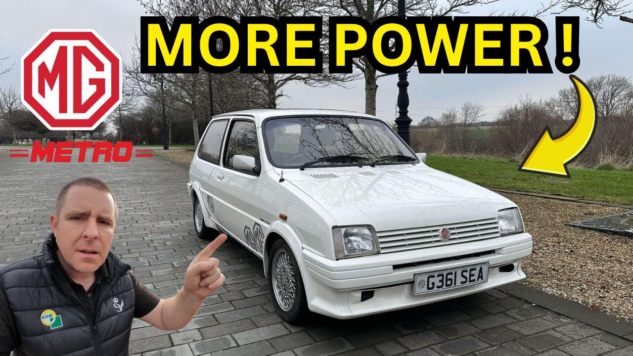 WE PUT A TUNED UP ENGINE IN A MG METRO -  **FIRST DRIVE**