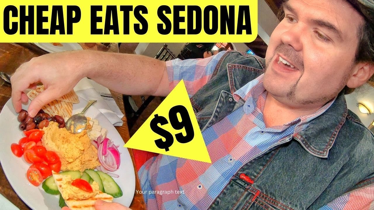 $10 CHEAP EATS SEDONA Happy Hour Lunch Dinner Deal Arizona Los Abrigados Spoke & Wheel Las Vegas