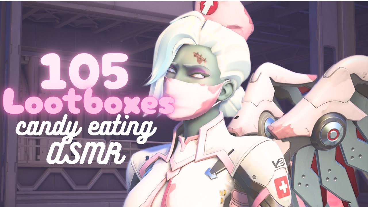 Opening 105 Lootboxes in Overwatch ASMR ⊹˚. ♡ | Whispered & Mouth Sounds