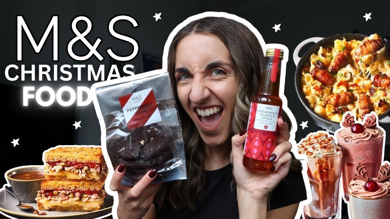 Едим только рождественскую еду M&S! 24 часа