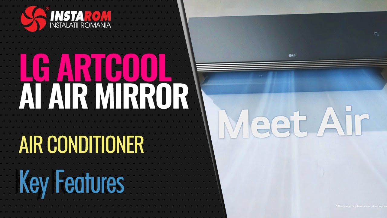 New LG #artcool  AI MIRROR Air Conditioner AA09SP AA12SP AA18SP