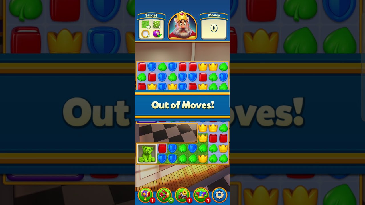 066 Royal Match Level 444 to 446 | Garage | King's Nightmare | Dream Games | Mobile Puzzle Game