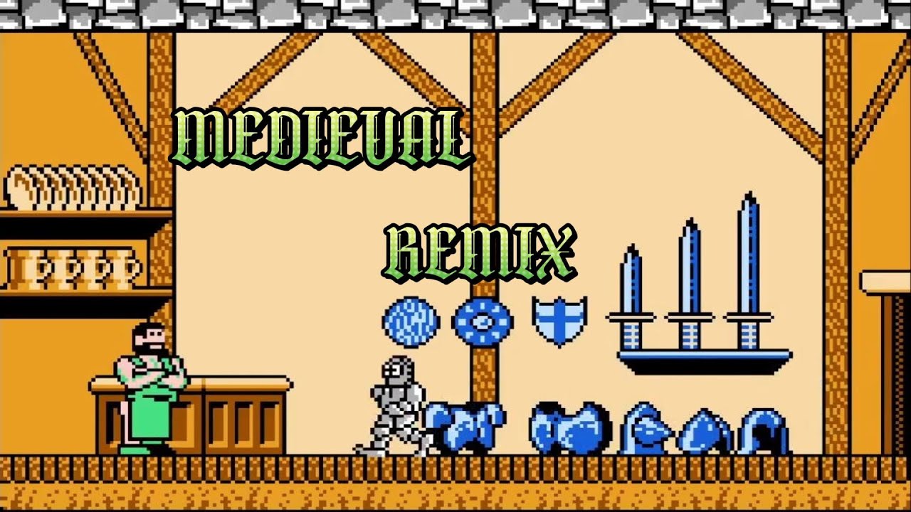 ⚔️ Ironsword: Wizards & Warriors II - Game Over / Shop  (Medieval remix) 🛡️ /NES/
