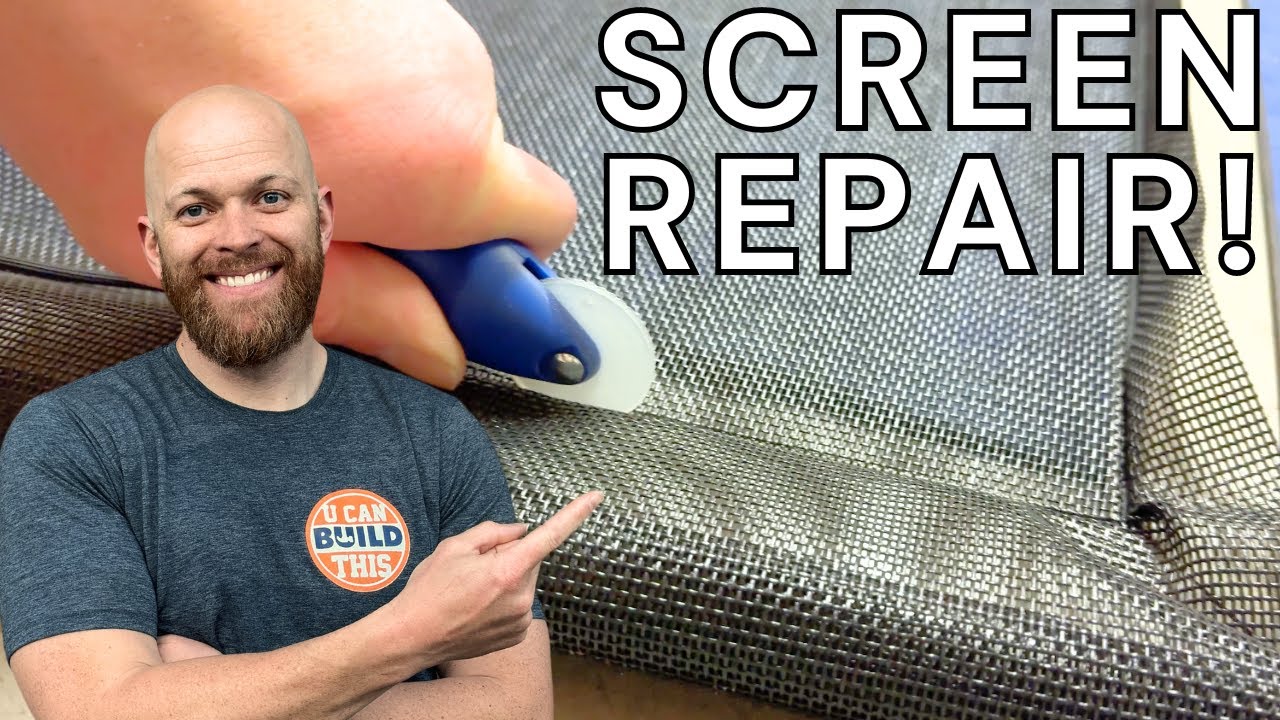 How to Repair a Screen Door or Window | 5-Steps