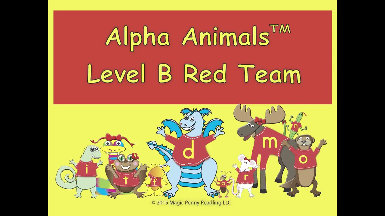 Magic Penny Alpha Animals&trade; Level B Red Team Songs