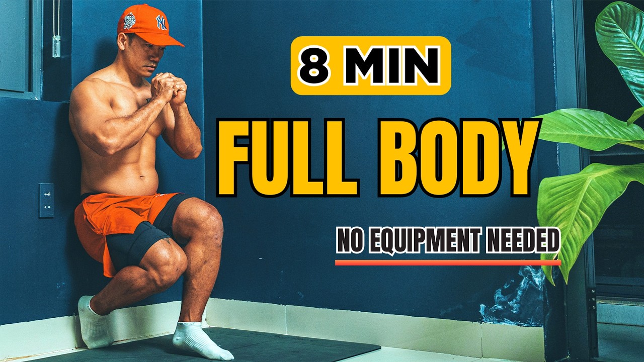 8-Minute Full Body Home Workout to Burn Fat Fast 🔥💪#exercise #gym #workout