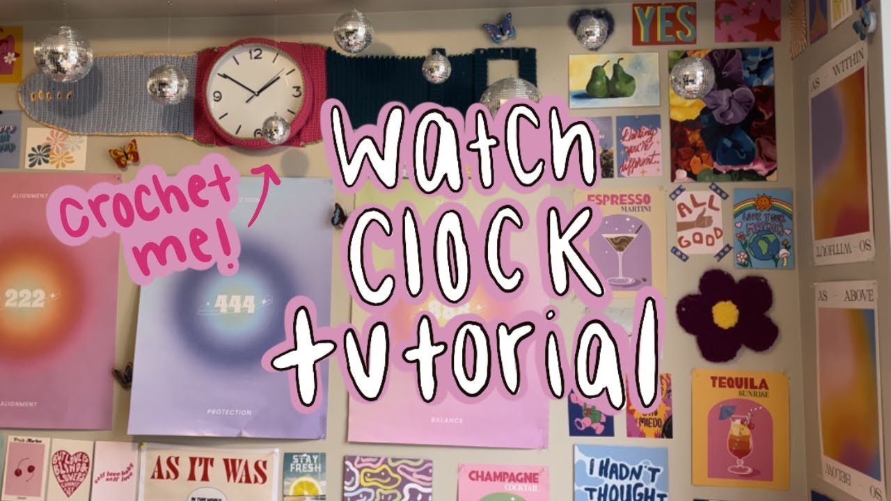 Crochet Watch Clock Tutorial!