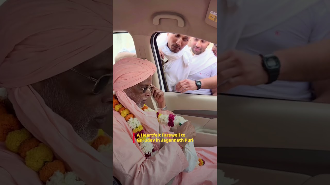 Heartfelt Farewell to Gurudeva in Jagannath Puri
